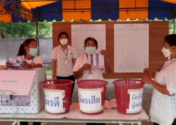 นับคะแนนเลือกตั้งเมืองกาญจน์-“ก้าวไกล”-กำลังไล่บี้-สูสีกับ-“เพื่อไทย”